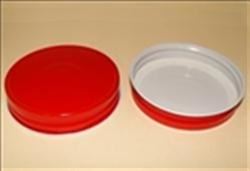 70-450, Metal Continuous Thread Closure, Plastisol Button,