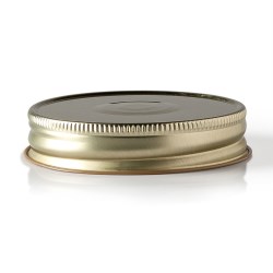 70-450, Metal Continuous Thread Closure, Plastisol Button, No Print,