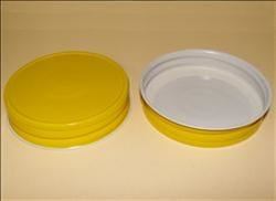 70-450, Metal Continuous Thread Closure, Plastisol Button,