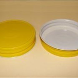 70-450, Metal Continuous Thread Closure, Plastisol Button,