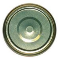 82-2040, Metal Lug Closure, Plastisol Button, No Print,