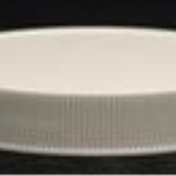 89-400, P/P Continuous Thread Closure, Pressure Seal .020 Printed, Stacking Feature, Ribbed Skirt, Mat/