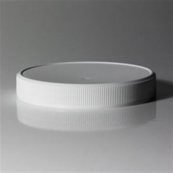 89-400, P/P Continuous Thread Closure, F217 Plain, Land Ribbed Skirt, Mat/Stipp Top,