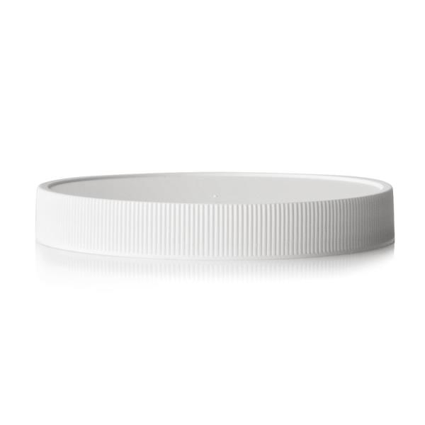 110-400, P/P Continuous Thread Closure, F217 Stacking Feature, Ribbed Skirt, Mat/Stipple Top,