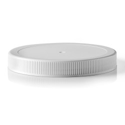 110-400, P/P Continuous Thread Closure, SureSeal Plain, Land Fine Ribbed Skirt, Mat/Stipp Top,