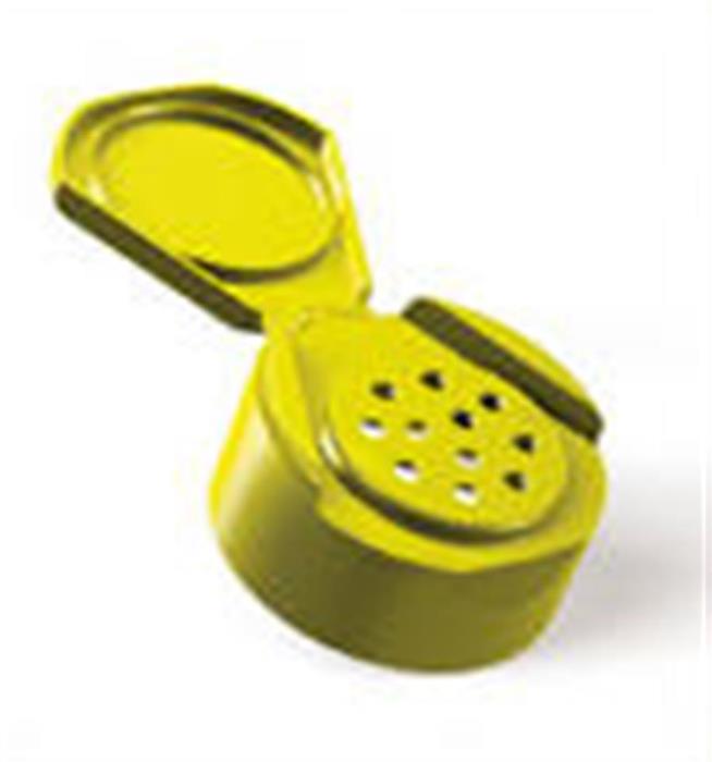 43-485, P/P Flip Top Closure, 5 Holes .200 orificeFS3-25 .008 C1S.002R1 Printed-SFF,