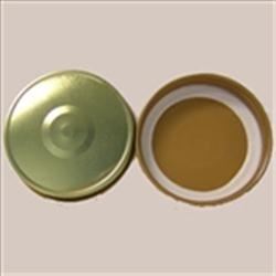 70-450, Metal Continuous Thread Closure, Plastisol Button, 