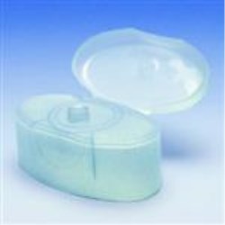 24mm, P/P Flip Top Closure, .250 orifice Flat Lid, Mat/Stipple Top, 