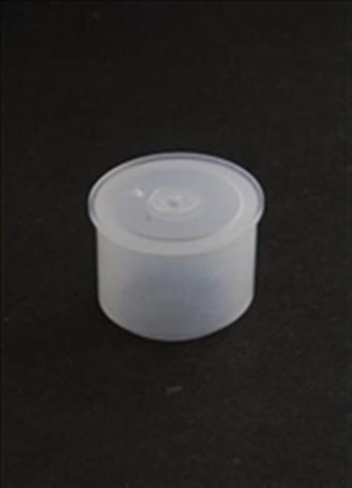 28mm, LDPE Orifice Reducer Closure, .140 orifice Smooth Skirt, Smooth Top,