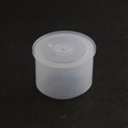 28mm, LDPE Orifice Reducer Closure, .140 orifice Smooth Skirt, Smooth Top, 