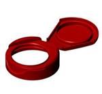 45-400, P/P Flip Top Closure, Full Open- orificeLnp Printed,