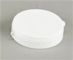 53mm, LLDPE Tamper Evident Hinged Closure, Unlined Tear Away Band, Smooth Skirt, 
