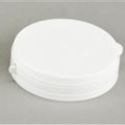 53mm, LLDPE Tamper Evident Hinged Closure, Unlined Tear Away Band, Smooth Skirt, 