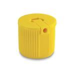18mm, LLDPE Spout Closure, .4mm orificeUnlined Valve/Plug Serrated,