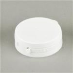 38-400, LLDPE Tamper Evident Hinged Closure, Sg75/.020Pulp Plain, Tear Away Band,