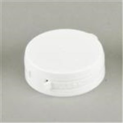 38-400, LLDPE Tamper Evident Hinged Closure, Sg75/.020Pulp Plain, Tear Away Band,