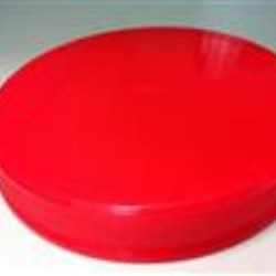 89-400, SAN Continuous Thread Closure, Heat Seal Fine Ribbed Skirt, Smooth Top, 