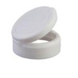 38-400, P/P Flip Top Closure, Large orificeLnp (Lpm) Printed, Smooth Skirt, Smooth Top,
