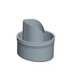 70mm, P/P Drainback Spout Closure, Unlined Smooth Skirt, Smooth Top,