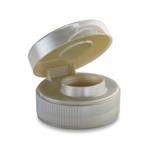33-400, P/P Flip Top Closure, 16mm orificeUnlined Liner Seal, Serrated, 