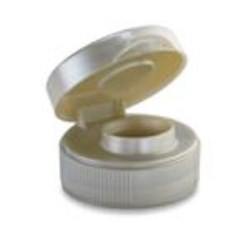 33-400, P/P Flip Top Closure, 16mm orificeUnlined Liner Seal, Serrated, 