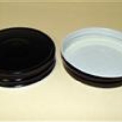 70-450, Tinplate Continuous Thread Closure, Plastisol Button, 