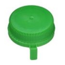 38-395, LDPE Tamper Evident Closure, Linerless Valve/Plug Tear Away Band, 
