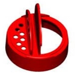 63-485, P/P Flip Top Closure, .200 Pour orificePulp/Vinyl 