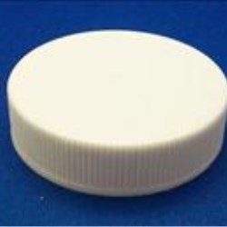 43-400, P/P Continuous Thread Closure, F217 Fine Ribbed Skirt, Smooth Top,