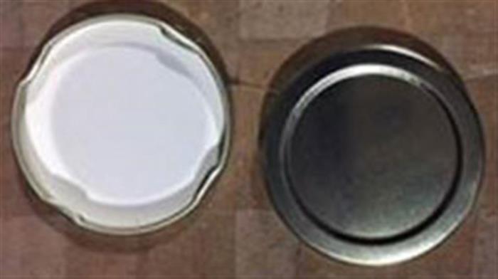 58-2020, Metal Lug Closure, Plastisol No Button,