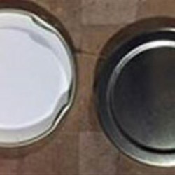58-2020, Metal Lug Closure, Plastisol No Button, 