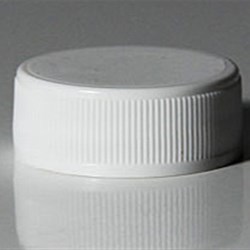 28-400, P/P Continuous Thread Closure, F217 Land Ribbed Skirt, Mat/Stipp Top,