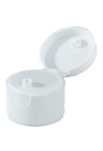 28-410, P/P Flip Top Closure, .125 Inch orificeISCT-U5 / FS 3-19 Plain, Flat Act, Ribbed Skirt, Snap To