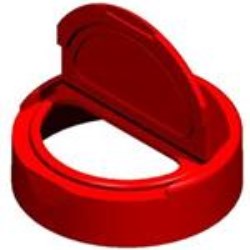 45mm, P/P Flip Top Closure, Fs5-4 Printed, Pour, 