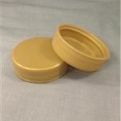 38-400, P/P Continuous Thread Closure, F217/Ps113 Printed, Land Ribbed Skirt, Smooth Top,