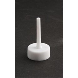 15mm, P/P Spout Closure, .028 orifice Ribbed Skirt, 