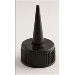 24-410, LDPE Spout Closure, .042 orifice Ribbed Skirt,