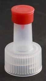 20-410, LDPE Spout Closure, .308" x .076" orifice Ribbed Skirt,