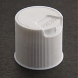24-410, P/P Press Top Closure, .166 x .110 orifice Valve/Plug Ribbed Skirt,
