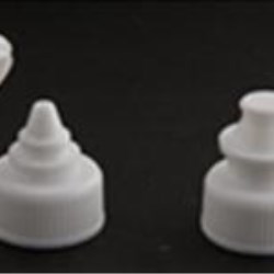 18-400, LDPE Flip Top Closure, .025 orifice Ribbed Skirt, 