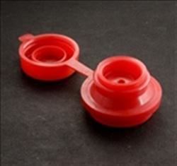 0.954Inch, LDPE Flip Top Closure, .545" orifice Ribbed Skirt, 