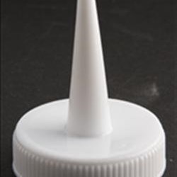38-400, LDPE Spout Closure, .060 orifice Ribbed Skirt,