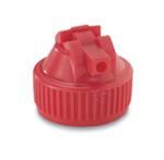 20-0.326 Inch, LLDPE Spout Closure, Unlined Valve/Plug Serrated, 