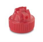 20-0.326 Inch, LLDPE Spout Closure, Unlined Valve/Plug Serrated,