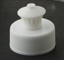 28-100 Special, LDPE Push/Pull Closure, Valve/Plug Ribbed Skirt,