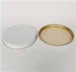 120-400, Tinplate Continuous Thread Closure, Pulp/Vinyl Stacking Feature,