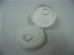 38-400, P/P Flip Top Closure, 0.375 orificeFs1-15 Plain, Ribbed Skirt,