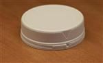 58-400, P/E Tamper Evident Closure, Unlined Flat Seal, Fine Ribbed Skirt,