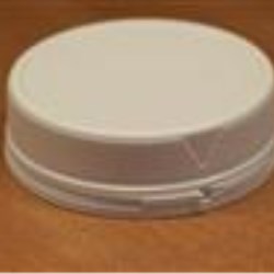 58-400, P/E Tamper Evident Closure, Unlined Flat Seal, Fine Ribbed Skirt,