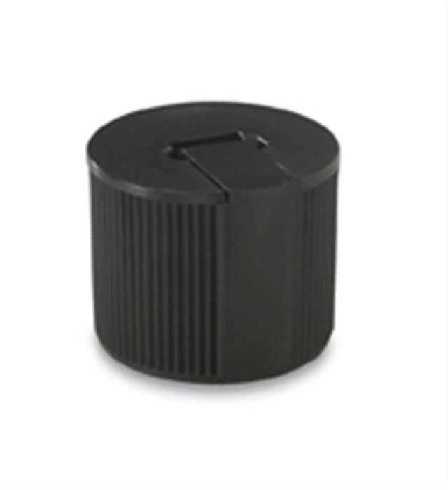 28-410, LLDPE Spout Closure, 3.0 Orifice orificeIspe-U10 Vented, Land Serrated,